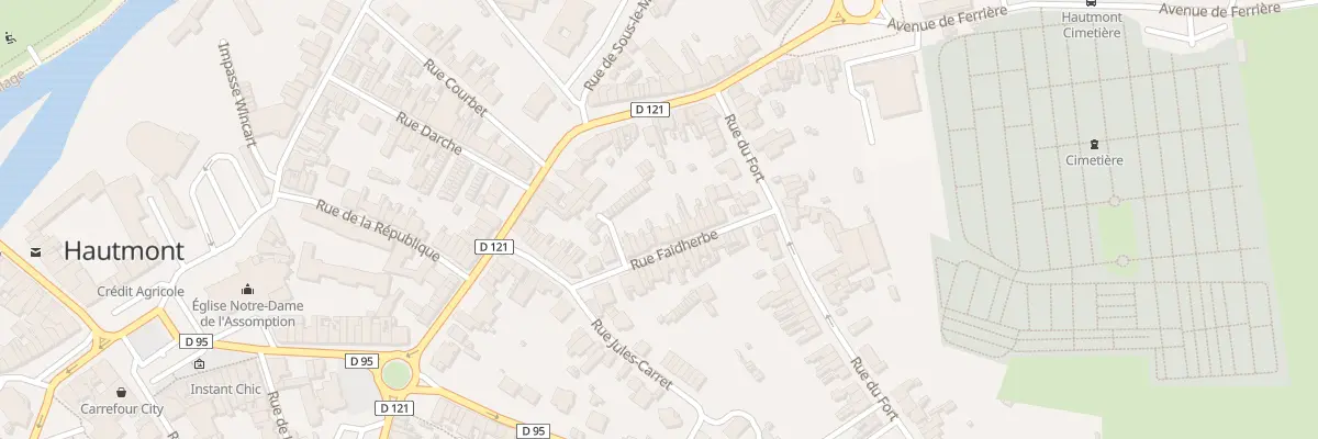 Plan du 39 Rue Faidherbe à Hautmont