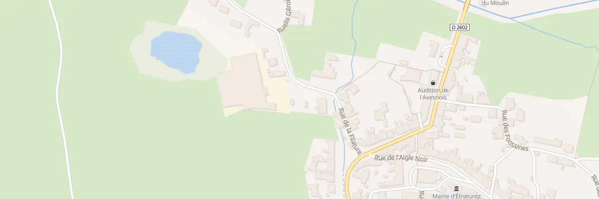 Plan du 9 Rue de la Filature à Étrœungt
