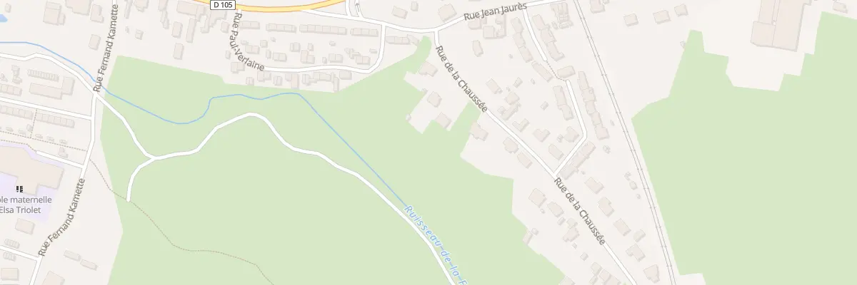 Plan du 6 Rue de la Chaussée à Feignies
