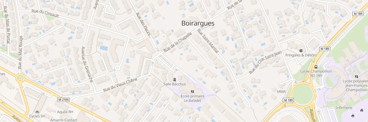 Plan du 83 Rue de la Chapelle à Lattes