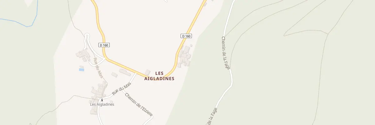 Plan du 136 Rte de Saint Paul la Coste à Mialet