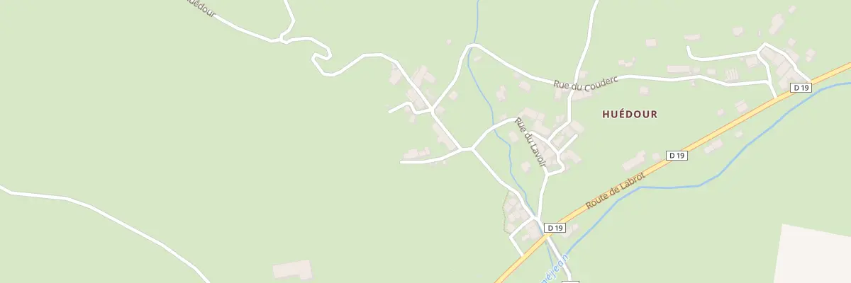 Plan du 5025 Huedour à Saint-Étienne-de-Lugdarès