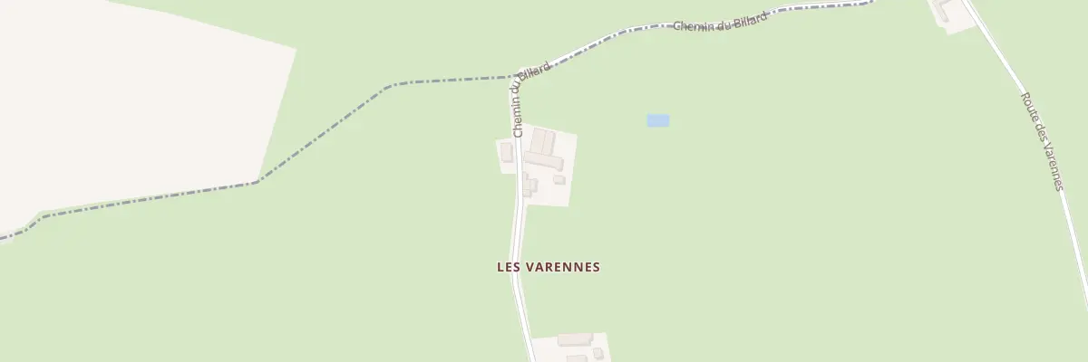 Plan du 380 Che du Billard à Vivans