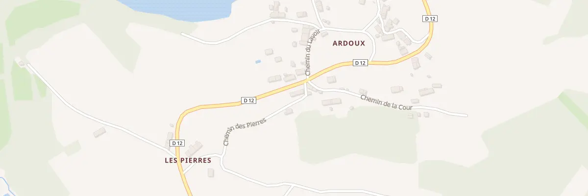 Plan du 4 Che des Pierres à Chaumard