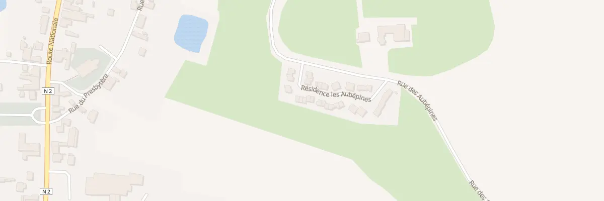 Plan du 5 Vc Residence Les Aubepines à La Flamengrie