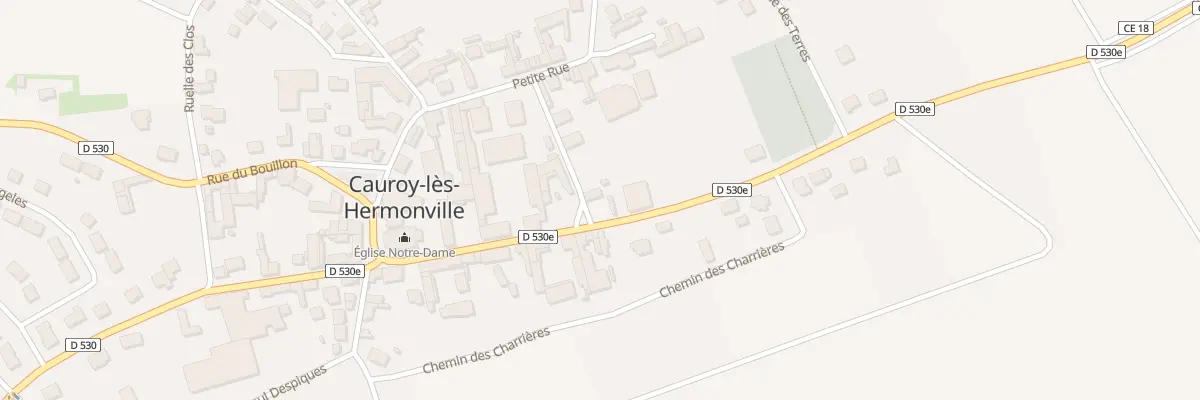 Plan du 7 Rue du Général de Gaulle à Cauroy-lès-Hermonville