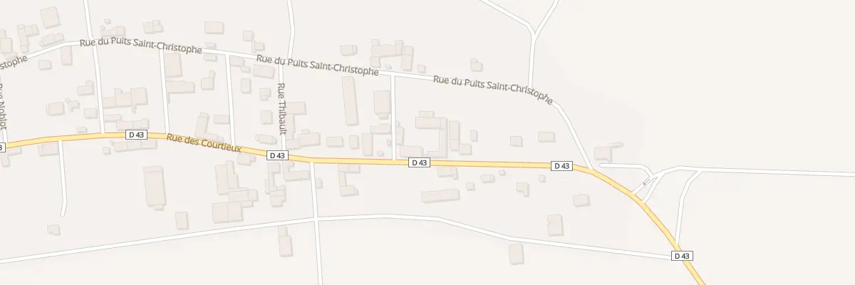 Plan du 89 Rue des Courtieux à Bannes