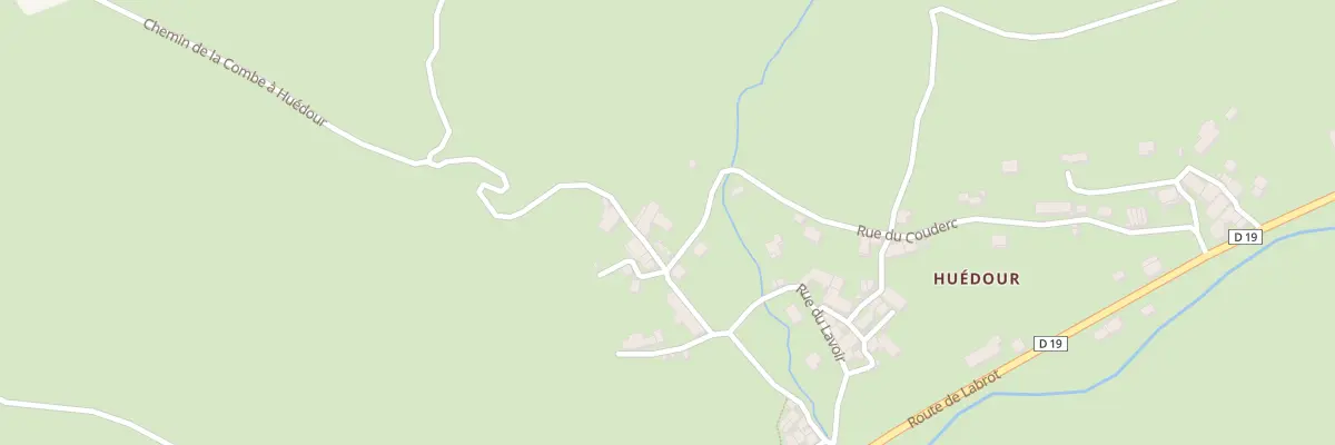 Plan du 5029 Huedour à Saint-Étienne-de-Lugdarès