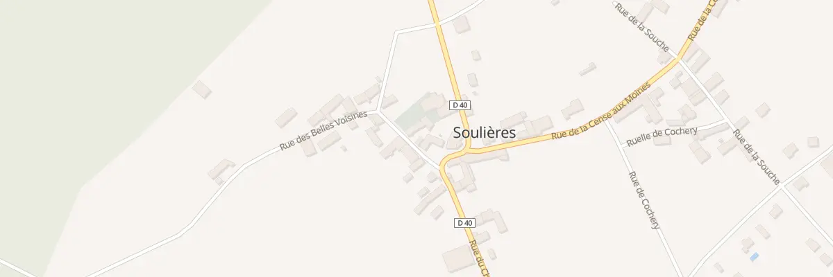 Plan du 4 Rue des Belles Voisines à Soulières