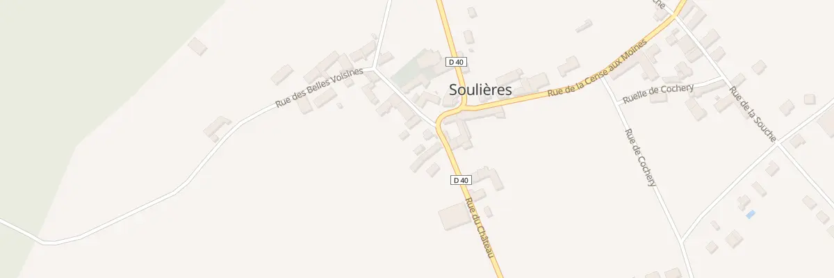Plan du 2 Rue du Chateau à Soulières