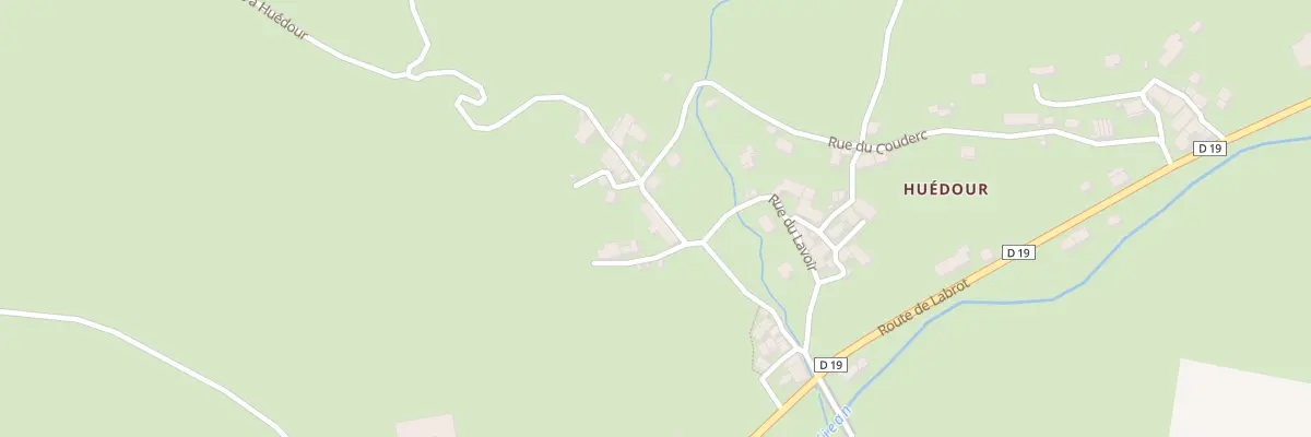 Plan du 5281 Huedour à Saint-Étienne-de-Lugdarès