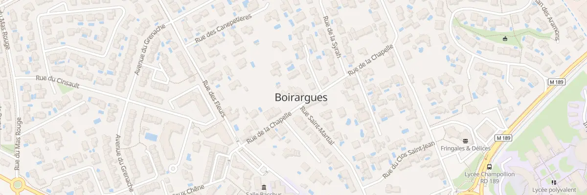 Plan du 121 Rue de la Chapelle à Lattes