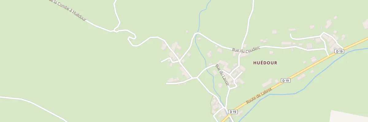 Plan du 5026 Huedour à Saint-Étienne-de-Lugdarès