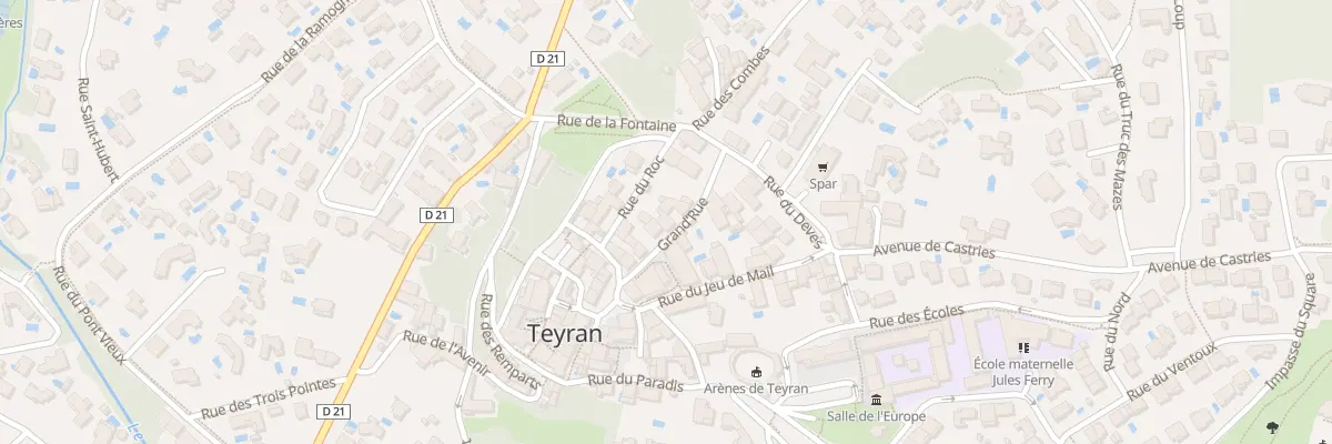 Plan du 5 Gr Grand Rue à Teyran