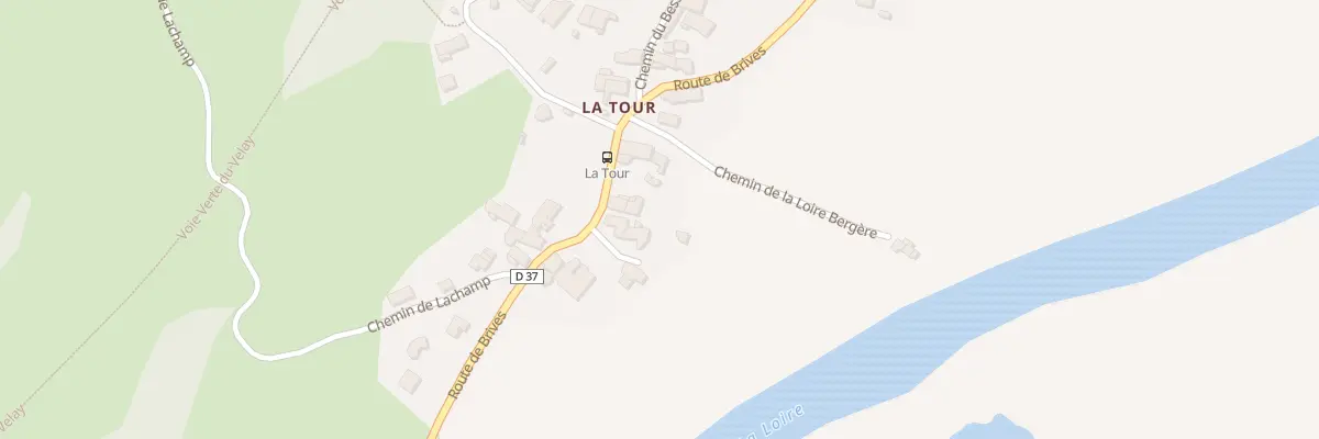 Plan du 9021 Rte de Brives - Latour à Coubon