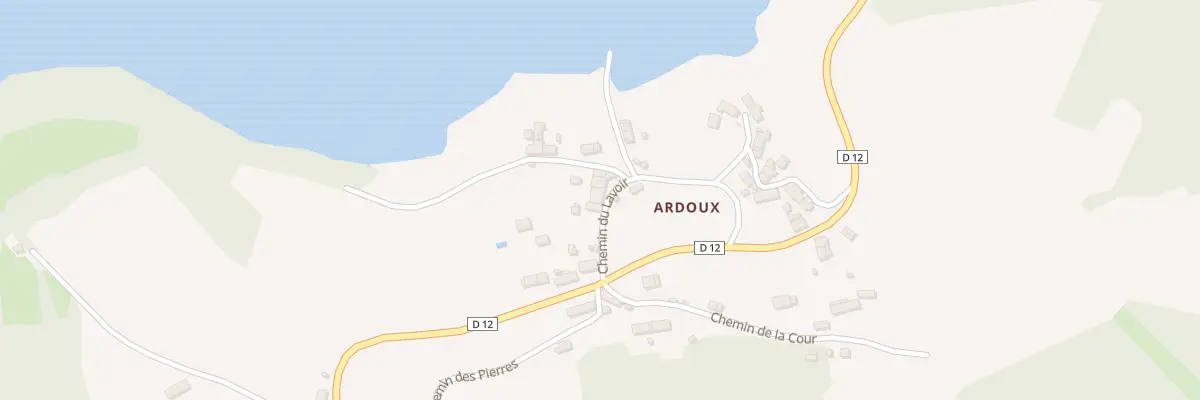 Plan du 24 Che du Lavoir à Chaumard