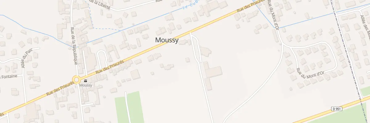Plan du 33 Rue des Prieurés à Moussy