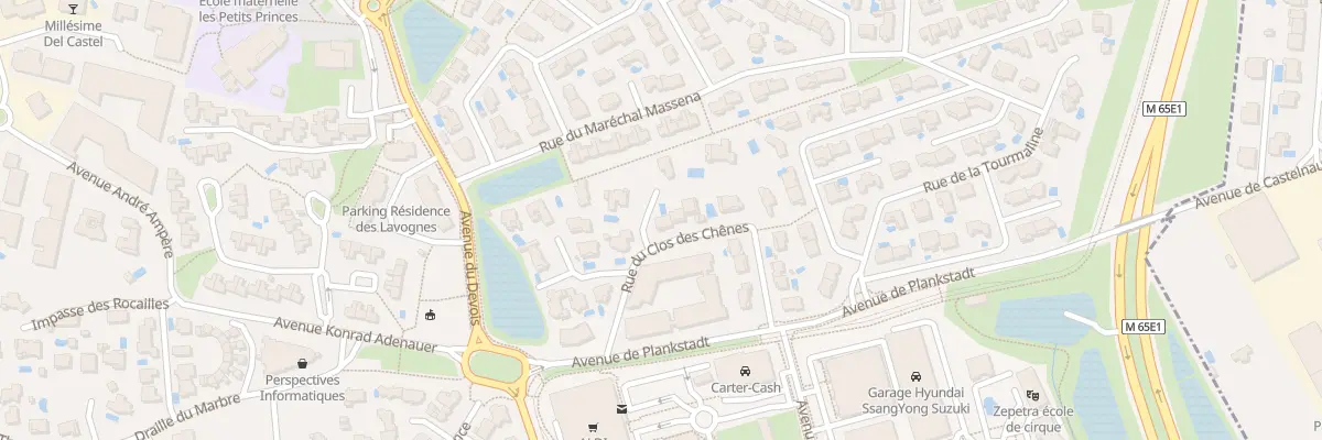 Plan du 25 Rue du Clos des Chênes à Castelnau-le-Lez