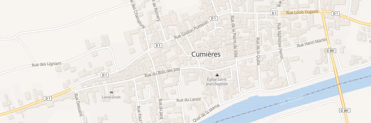Plan du 122 Rue du Bois des Jots à Cumières
