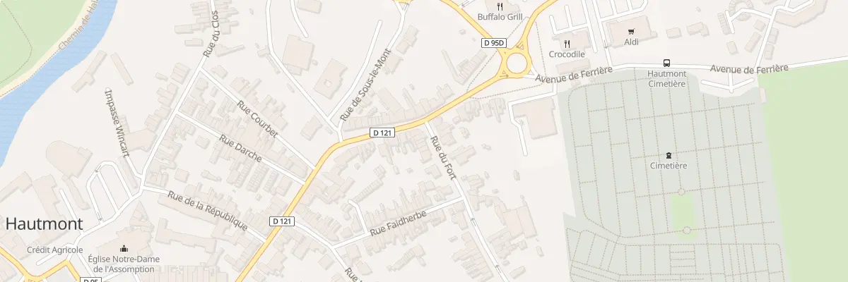 Plan du 4 Rue du Fort à Hautmont