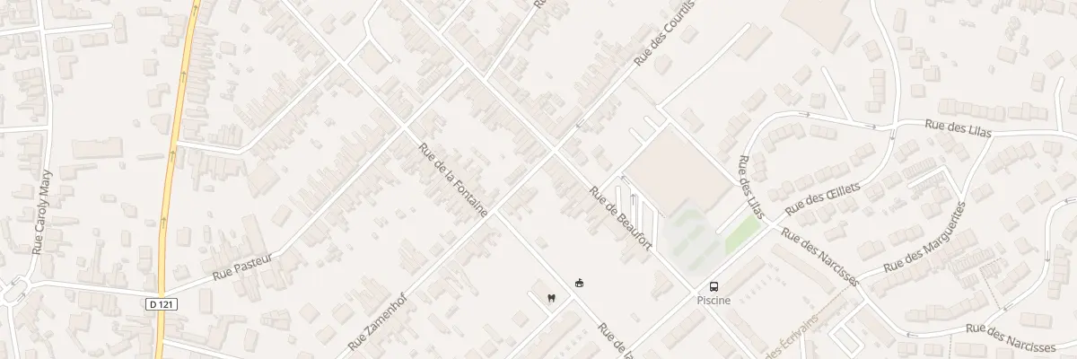 Plan du 78 Rue Beaufort à Hautmont