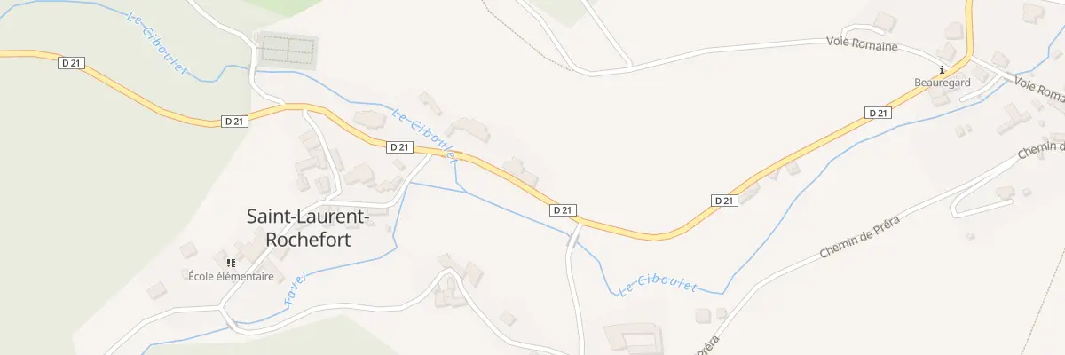 Plan du 2 La Curette à Solore-en-Forez