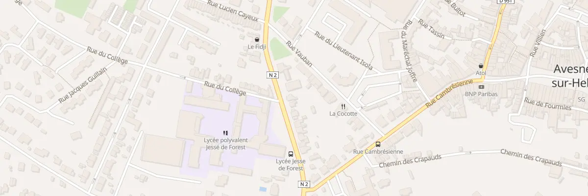 Plan du 30 Av du Pont Rouge à Avesnes-sur-Helpe
