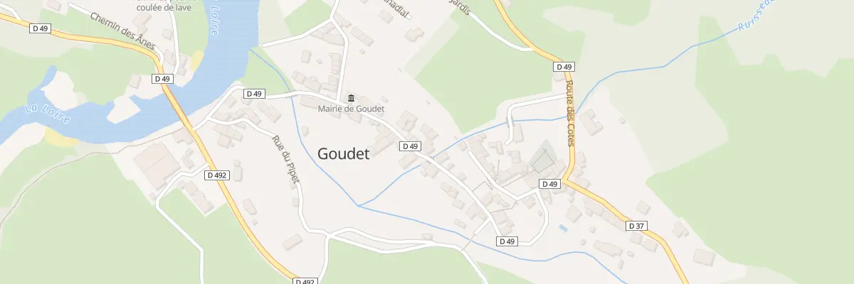 Plan du 5089 Le Bourg à Goudet