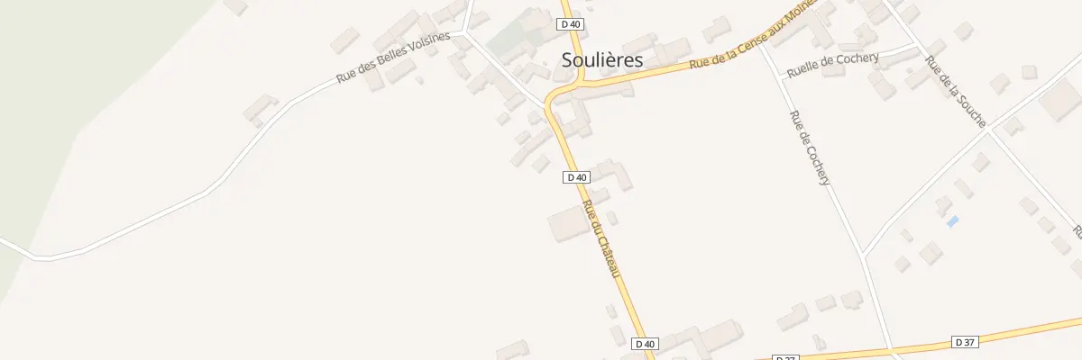 Plan du 8 Rue du Chateau à Soulières