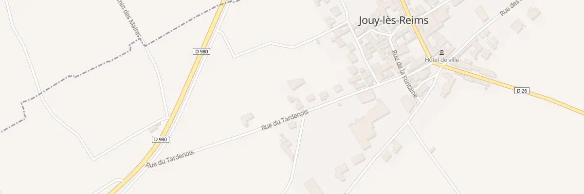 Plan du 22 Rue du Tardenois à Jouy-lès-Reims