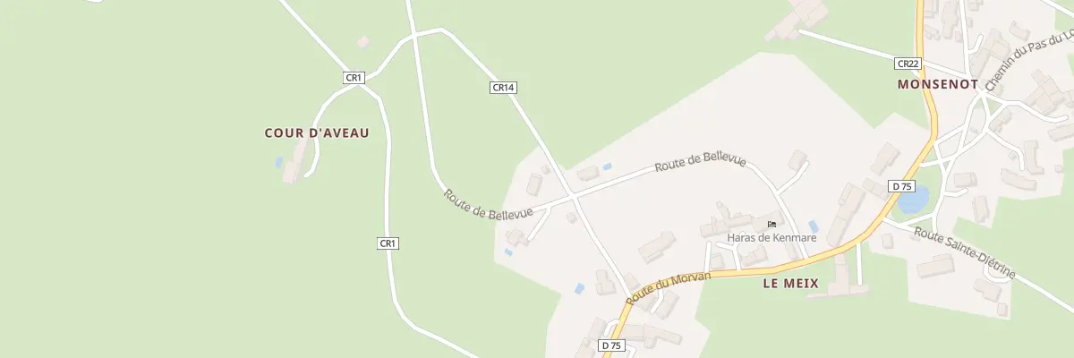 Plan du 6 Rte de Bellevue (le Meix) à Saint-Germain-des-Champs