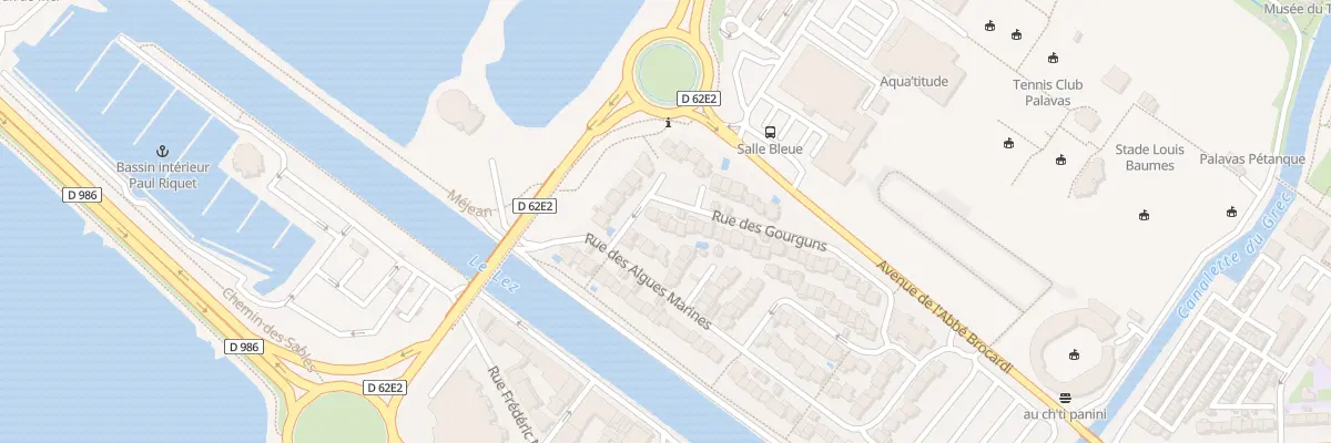Plan du 39 Rue des Gourguns à Palavas-les-Flots
