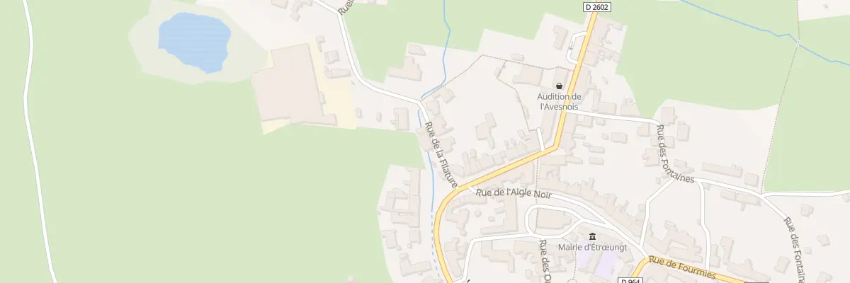 Plan du 5 Rue de la Filature à Étrœungt