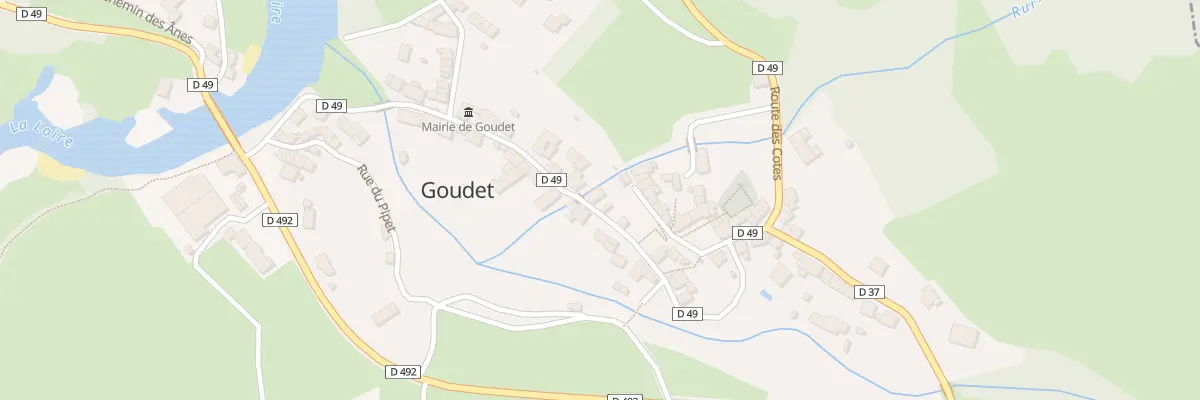 Plan du 5004 Le Bourg à Goudet