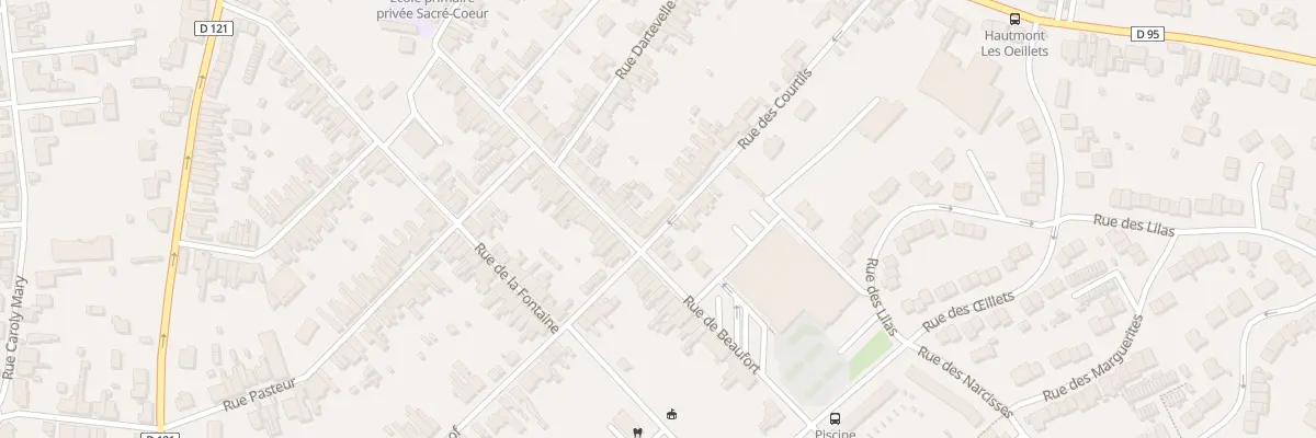 Plan du 69 Rue Beaufort à Hautmont