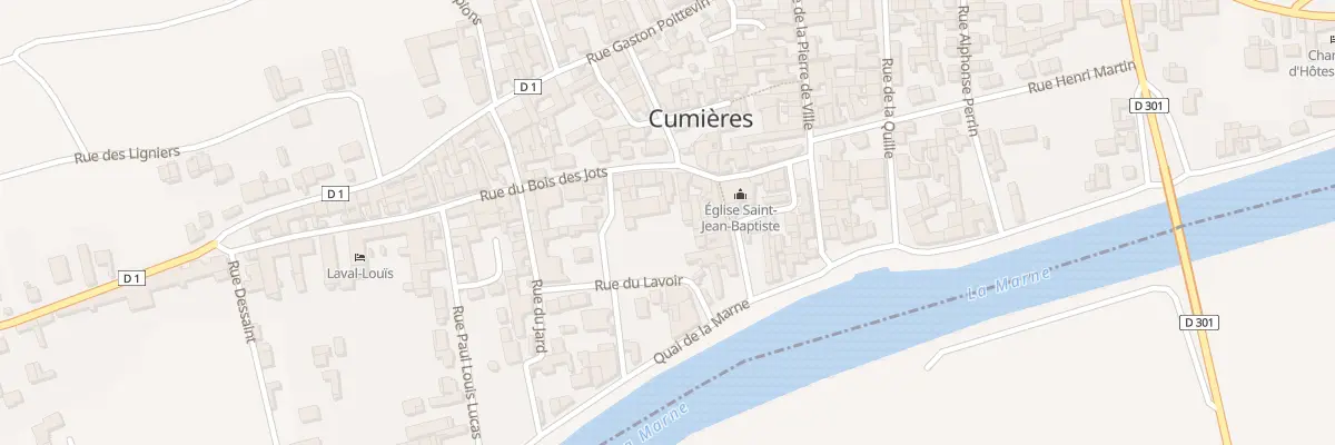 Plan du 105 Rue du Bois des Jots à Cumières