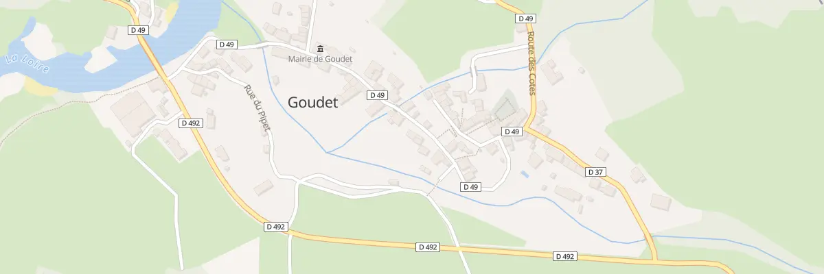 Plan du 5040 Le Bourg à Goudet