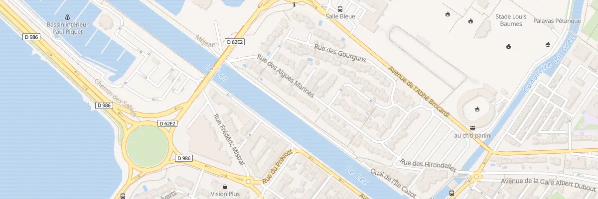 Plan du 55 Rue des Algues Marines à Palavas-les-Flots