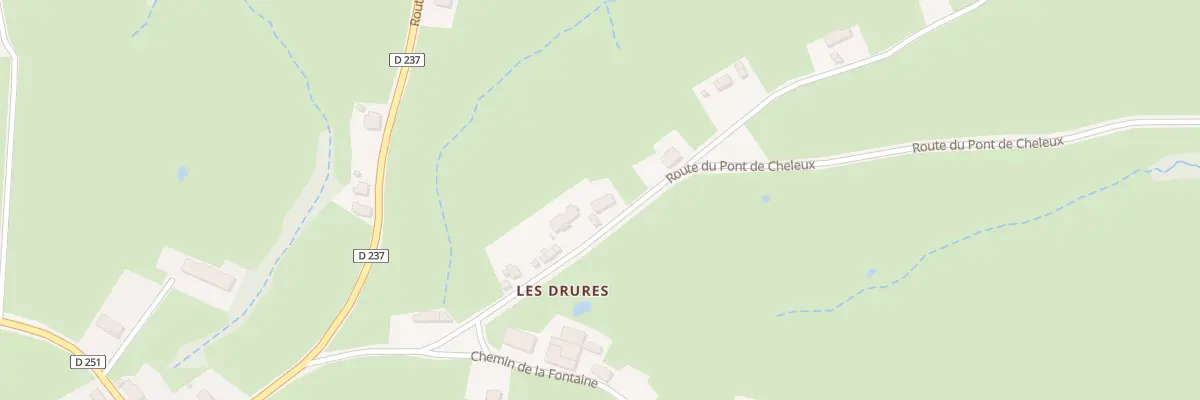 Plan du 285 Rte du Pont de Cheleux aux Guerreaux