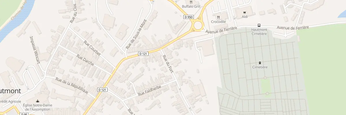Plan du 9 Rue du Fort à Hautmont