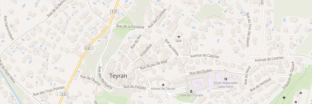 Plan du 7 Rue du Jeu de Mail à Teyran