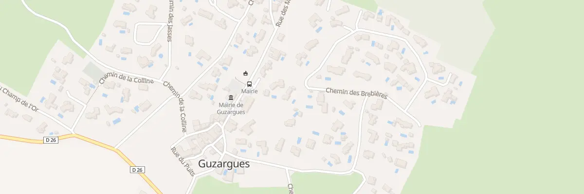 Plan du 1 Lot Le Domaine des Passerilles à Guzargues