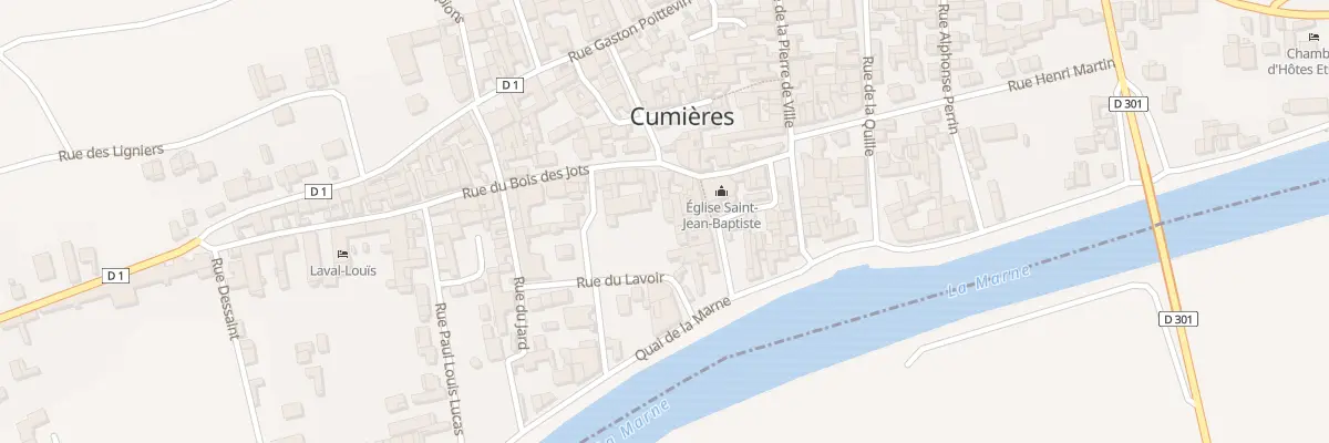 Plan du 95 Rue du Bois des Jots à Cumières