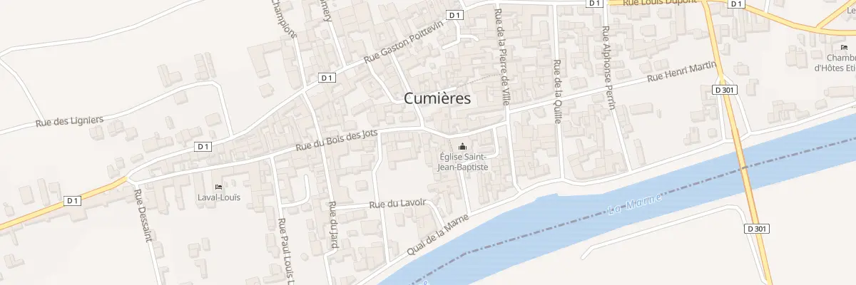 Plan du 85 Rue du Bois des Jots à Cumières