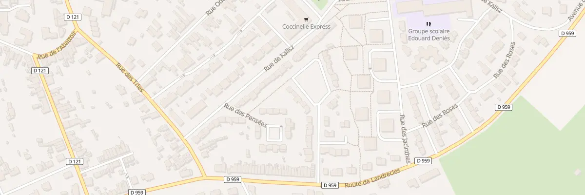 Plan du 21 Rue des Tulipes à Hautmont