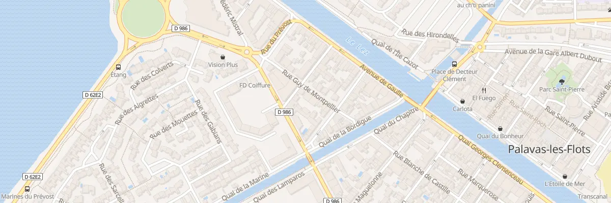 Plan du 11 Rue Guy de Montpellier à Palavas-les-Flots