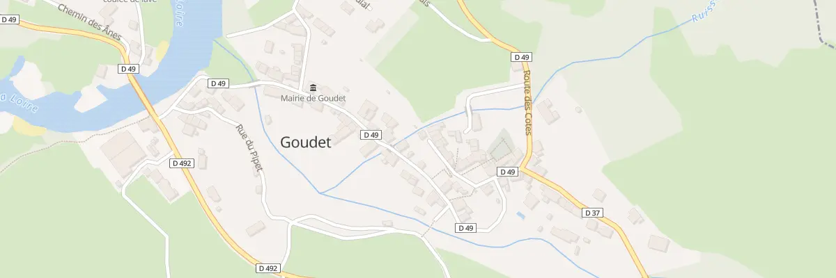 Plan du 2 Rue du Balcon à Goudet