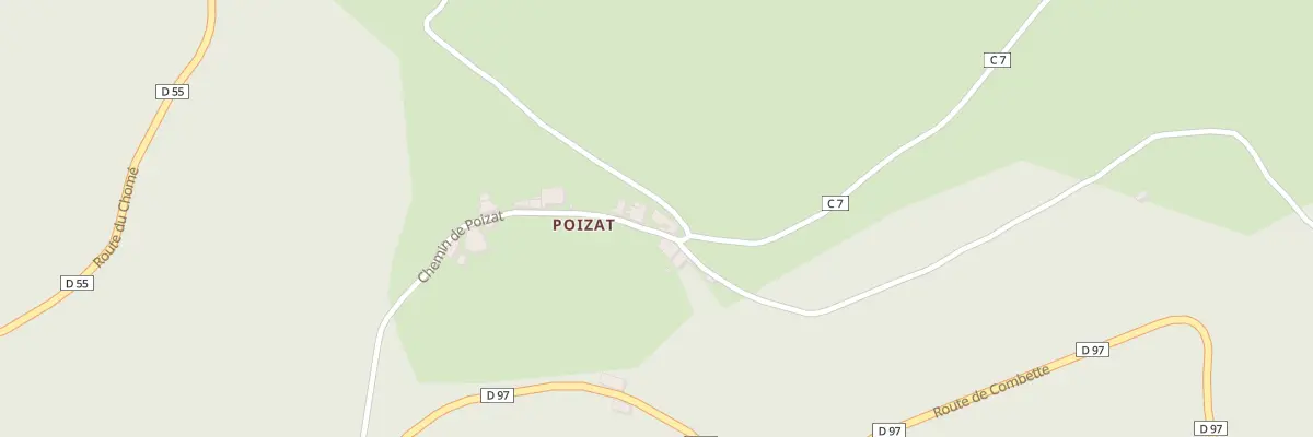 Plan du 5046 Poizat Est à Palogneux