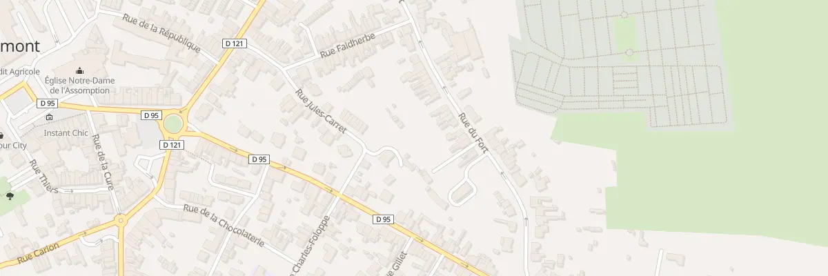 Plan du 50B Rue du Fort à Hautmont