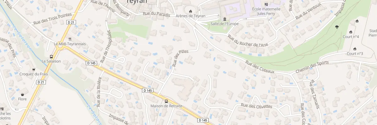 Plan du 5 Rue des Pilles à Teyran
